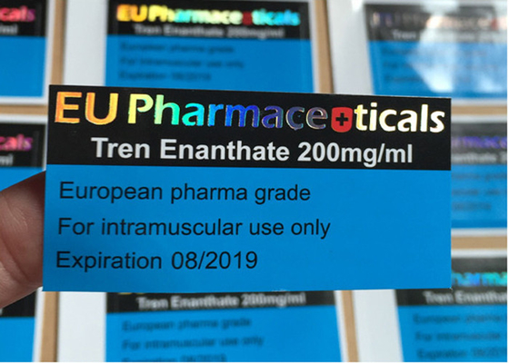 Tren Enanthate 200mg Vial Labels With Laser Logo carimbou