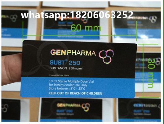 Serviço gratuito de design do Adobe Illustrator Autocolante de frasco personalizado de 10 ml para pequenas empresas Autocolantes Holográficos