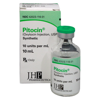 Frasco de Pitocin sintético forte 10 ml rótulos e caixas de frasco de holograma