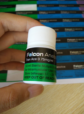 Superfície brilhante Finalização Oral Etiquetas de frascos de remédios personalizados Resistência química para uso industrial