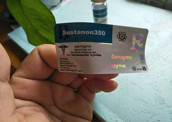 Etiquetas de vidro holográficas do tubo de ensaio 10ml