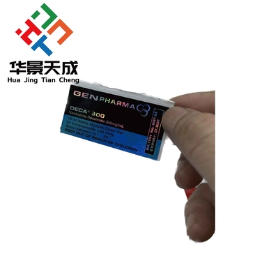 Rótulos de frasco para injectáveis de plástico branco de 10 ml para identificação e marca de produtos farmacêuticos