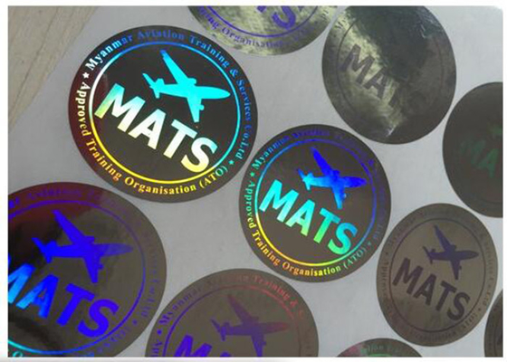 etiquetas redondas do holograma 3D/anti etiqueta falsa com números running