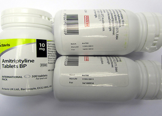 Rótulos de frascos personalizados para instruções em frascos de comprimidos com acabamento brilhante com material PET