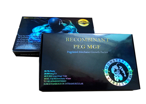 Caixas feitas sob encomenda da garrafa da medicina do holograma do logotipo com laminação de alto brilho