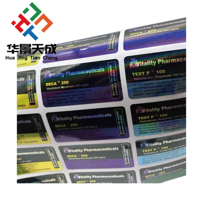 Dros E Etiquetas de adesivos Logotipo Óleos de musculação personalizados etiquetas