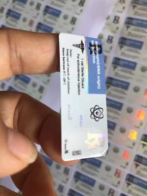 Rótulos de péptidos de vinil de 2 ml de adesivo forte para tirzepatida personalizáveis e duráveis