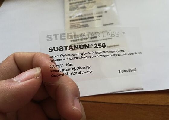 Etiquetas adesivas feitas sob encomenda transparentes de Materail para a garrafa de vidro do tubo de ensaio 10ml