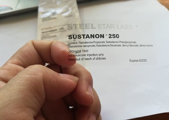 10ml impresso claro Vial Labels Stickers 23 * 60 milímetros para Muscledevelop