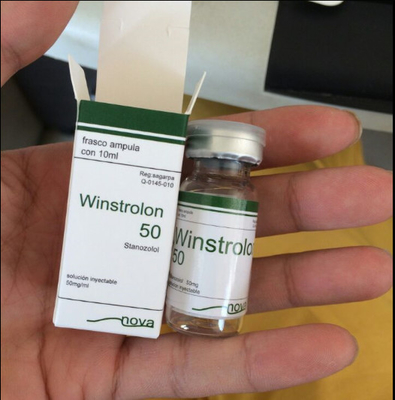 Winstrolon 50 10 ml Óleo para Injecção Rótulos e Caixas Caixa de papel