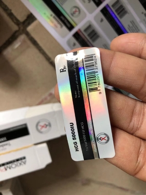 Tirzepatida 60 mg 2 ml Etiquetas de frasco de vidro com material PET Hologram Laser