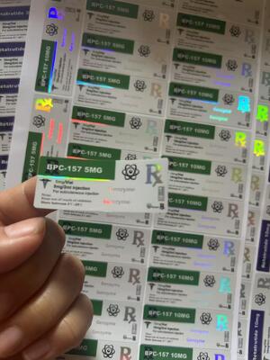 BPC 157 5 mg Petitos frascos de vidro Peptídeos