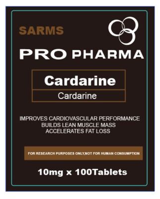 Cardarine 10 mg Finish Oral Pílula Etiquetas dos frascos