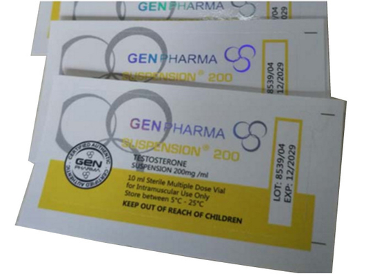 Frasco à prova d'água de plástico Rótulos de frascos Adesivo forte, frascos Rótulos de frascos