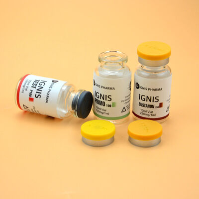 Etiquetas personalizadas para frascos de vidro de PVC brilhante à prova d'água de 10 ml