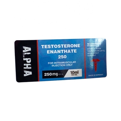 Rótulos de Frasco Brilhante para Injeção Farmacêutica 20ml