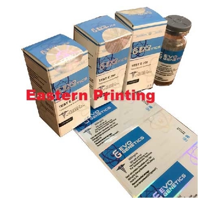 O laser do diâmetro 2cm carimbou o vidro Vial Labels do holograma 10ml