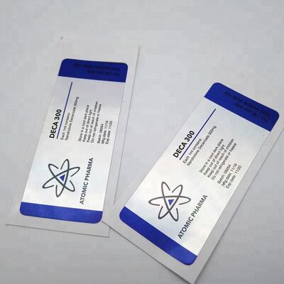 PET holográfico 10ml 20ml rótulos de frascos