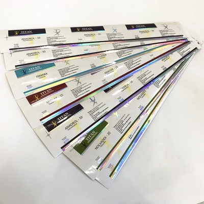 4C que imprime a injeção 10ml Vial Labels 6x3cm