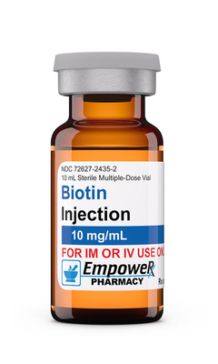 Etiquetas de frasco de vidro para injeção de enantato de teste de PVC Empower Pharmacy