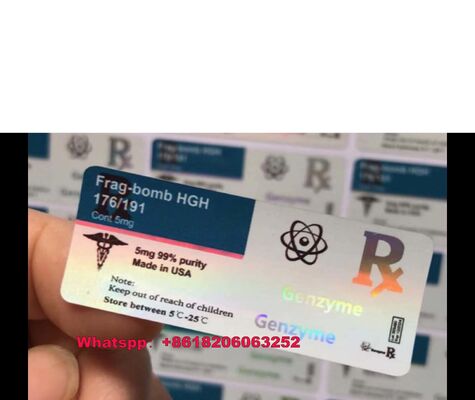 Somatropina HG 176-191 2mlx10 frasco de vidro com rótulos