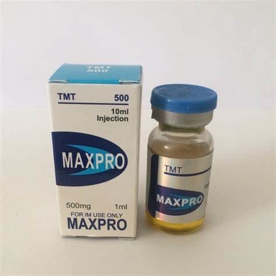 Rótulos e caixas de frasco Maxpro Pharma Tmt 500 mg 10 ml